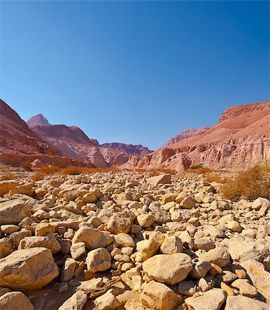 rocky dirt hill - Dry Riverbed in the Judean Desert Stock Photo - Budget Royalty-Free & Subscription, Code: 400-06526655
