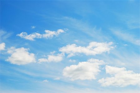 Photo of blue sky and clouds Foto de stock - Super Valor sin royalties y Suscripción, Código: 400-06522253
