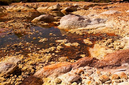 acidic rio (river) Tinto in Niebla (Huelva), Spain Stock Photo - Budget Royalty-Free & Subscription, Code: 400-06522632