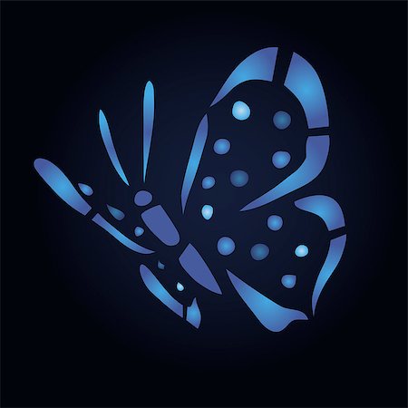 simsearch:400-06912266,k - colorful butterfly vector illustration for your design Stock Photo - Budget Royalty-Free & Subscription, Code: 400-06555151