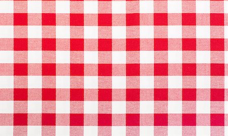 Checked with red and white tablecloth Stock Photo - Budget Royalty-Free & Subscription, Code: 400-06633694