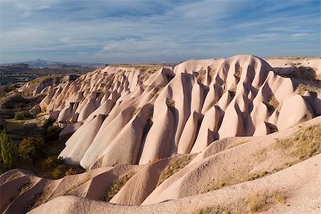 famous sandstone landscapes - Bizarre geological formations in Cappadocia, Turkey Stock Photo - Budget Royalty-Free & Subscription, Code: 400-06685790