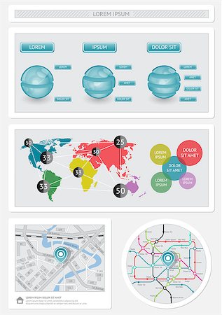 simsearch:400-06880792,k - Infographics  and web elements. EPS10 vector illustration Stock Photo - Budget Royalty-Free & Subscription, Code: 400-06687482