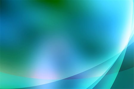 Abstract turquoise lines against a blurred background Stock Photo - Budget Royalty-Free & Subscription, Code: 400-06688991