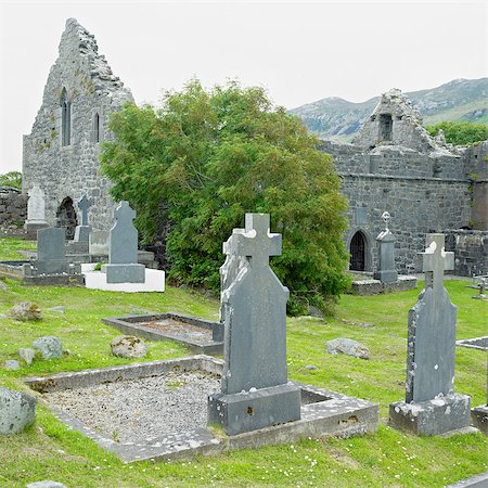 simsearch:400-05732778,k - ruins of Murrisk Abbey, County Mayo, Ireland Stock Photo - Budget Royalty-Free & Subscription, Code: 400-06699626