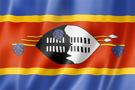 swaziland - Swaziland flag, three dimensional render, satin texture Stock Photo - Budget Royalty-Free & Subscription, Code: 400-06737616