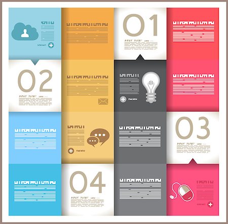people elements for design - Infographic template design - Original geometric paper shapes with shadows. Ideal to display data and informations with modern style. Stock Photo - Budget Royalty-Free & Subscription, Code: 400-06733475