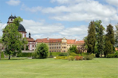 Famous Baroque chateau Jaromerice nad Rokytnou, Czech Republic Stock Photo - Budget Royalty-Free & Subscription, Code: 400-06741065