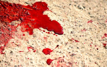 simsearch:400-04807287,k - Messy red stains of blood Stock Photo - Budget Royalty-Free & Subscription, Code: 400-06741535
