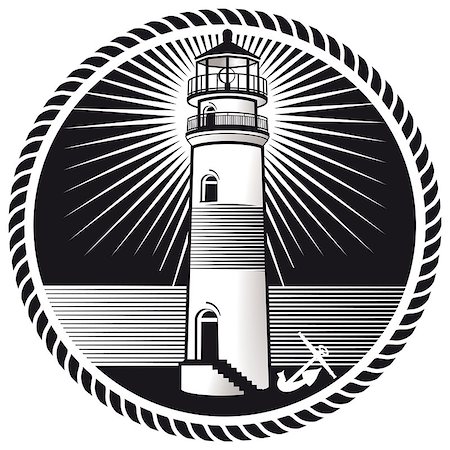 Lighthouse mark Stock Photo - Budget Royalty-Free & Subscription, Code: 400-06741889