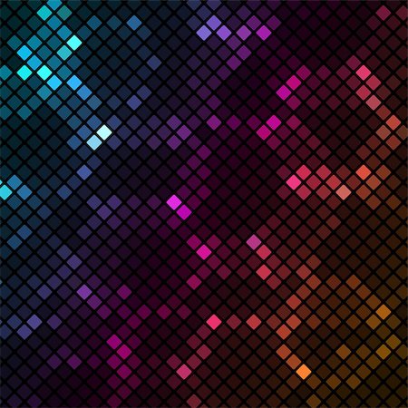 pixelated - Mosaic with colourful hexagons background, vector illustration Stock Photo - Budget Royalty-Free & Subscription, Code: 400-06742643