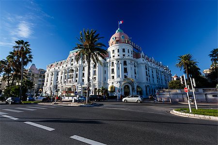 Luxury Hotel Negresco on English Promenade in Nice, French Riviera, France Stock Photo - Budget Royalty-Free & Subscription, Code: 400-06751605