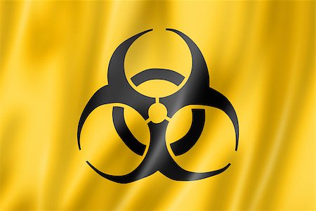 simsearch:400-04340735,k - Biohazard flag, three dimensional render, satin texture Stock Photo - Budget Royalty-Free & Subscription, Code: 400-06765238