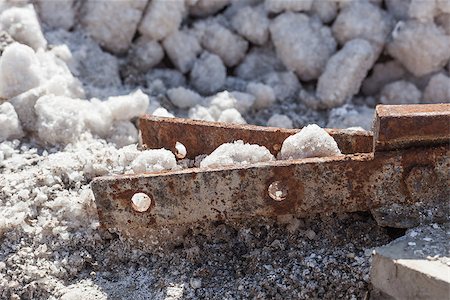 Salt crystals close-up commercial production Stock Photo - Budget Royalty-Free & Subscription, Code: 400-06766967