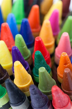 pencil crayon - Background made from many colorful wax crayons Foto de stock - Super Valor sin royalties y Suscripción, Código: 400-06767423