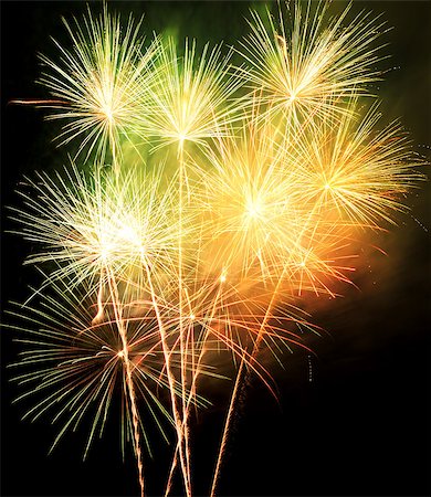 fireworks on a white background - Fireworks in the night sky Stock Photo - Budget Royalty-Free & Subscription, Code: 400-06767791