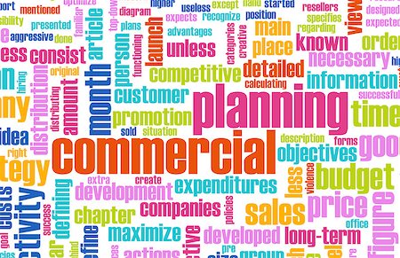 Commercial Planning in a Business Company Concept Stock Photo - Budget Royalty-Free & Subscription, Code: 400-06761643
