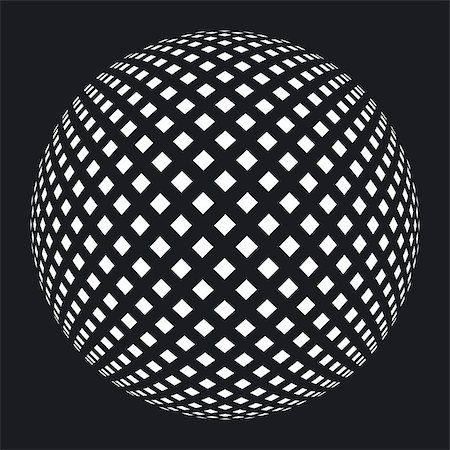 Ball grid on black Stock Photo - Budget Royalty-Free & Subscription, Code: 400-06763601