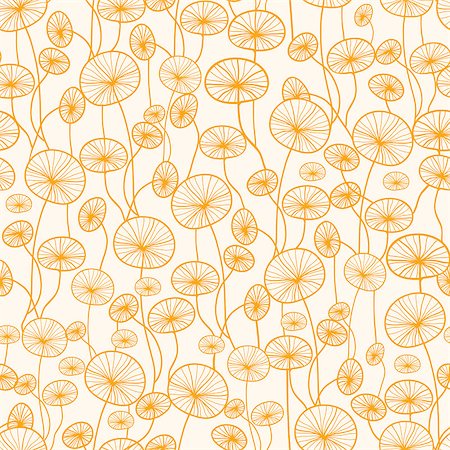 simsearch:400-05735360,k - Vector Abstract Yellow Plants Seamless Pattern Background Stock Photo - Budget Royalty-Free & Subscription, Code: 400-06763956
