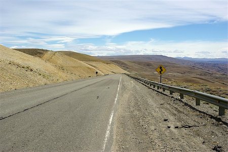 steppe - Road in the wild pampas of Patagonia, in Argentina Stock Photo - Budget Royalty-Free & Subscription, Code: 400-06788941
