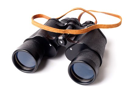 The Army Binoculars on a white background Stock Photo - Budget Royalty-Free & Subscription, Code: 400-06791357