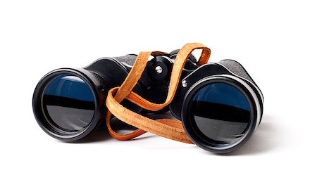 The Army Binoculars on a white background Stock Photo - Budget Royalty-Free & Subscription, Code: 400-06791358