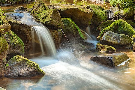 simsearch:400-05722881,k - The river runs over boulders in the primaeval forest Stock Photo - Budget Royalty-Free & Subscription, Code: 400-06791779