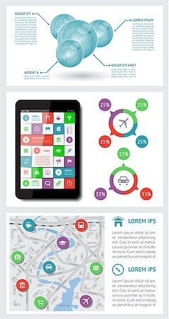 simsearch:400-06880792,k - Infographics and web elements. EPS10 vector illustration. Stock Photo - Budget Royalty-Free & Subscription, Code: 400-06854463