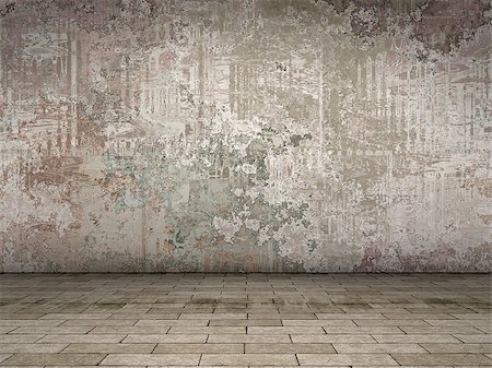 empty room with dark hardwoods - An empty room background for your own content Stock Photo - Budget Royalty-Free & Subscription, Code: 400-06858633