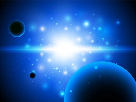 simsearch:400-07516434,k - Space background with stars and planet. Vector illustration. Stock Photo - Budget Royalty-Free & Subscription, Code: 400-06850502