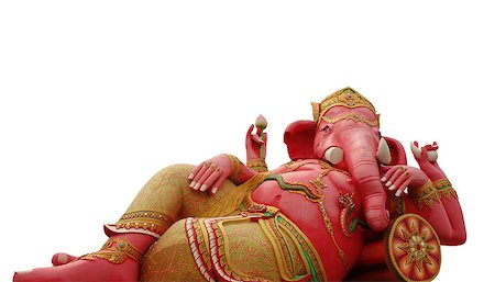 elephant god - Hindu god, Ganesh statue in Thailand Stock Photo - Budget Royalty-Free & Subscription, Code: 400-06866707