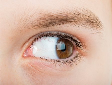 right - Human eye looking to the right. Close up studio shot Photographie de stock - Aubaine LD & Abonnement, Code: 400-06867815