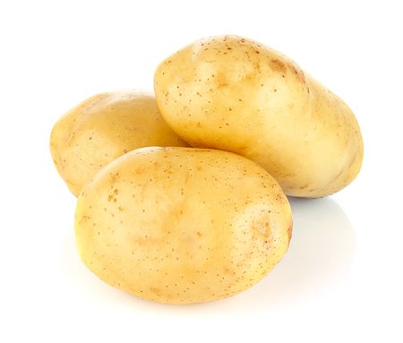 simsearch:400-04211564,k - fresh potatoes isolated on white background Photographie de stock - Aubaine LD & Abonnement, Code: 400-06881271