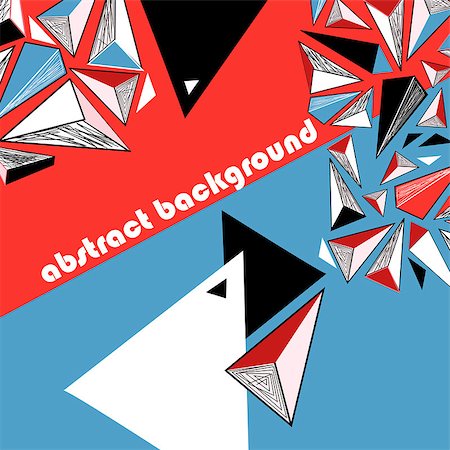simsearch:400-06870171,k - bright abstract graphic background with geometric elements Photographie de stock - Aubaine LD & Abonnement, Code: 400-06881284