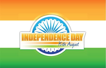 indian flag. independence day design illustration graphic Stock Photo - Budget Royalty-Free & Subscription, Code: 400-06892287