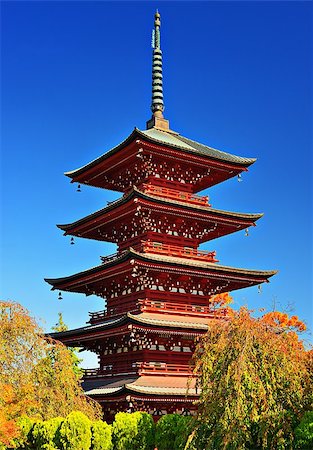 simsearch:400-06640469,k - The pagoda at Saisho-in Temple in Hirosaki, Japan. Stock Photo - Budget Royalty-Free & Subscription, Code: 400-06914418