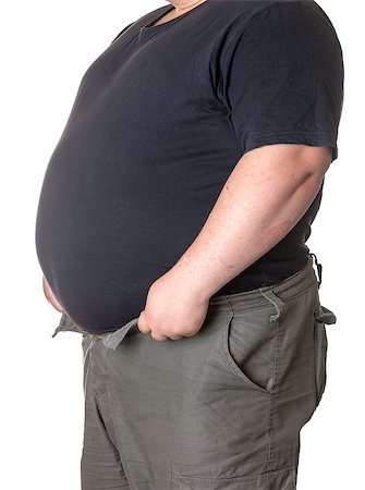 simsearch:400-06915547,k - Fat man with a big belly, close-up part of the body Foto de stock - Super Valor sin royalties y Suscripción, Código: 400-06915544