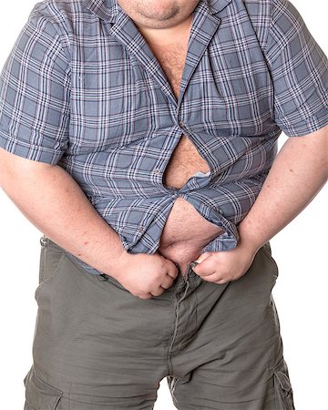 simsearch:400-06915547,k - Fat man with a big belly, close-up part of the body Foto de stock - Super Valor sin royalties y Suscripción, Código: 400-06915547