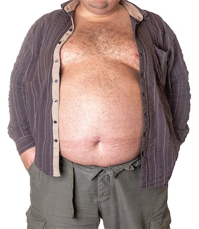 simsearch:400-06915547,k - Fat man with a big belly, close-up part of the body Foto de stock - Super Valor sin royalties y Suscripción, Código: 400-06915550