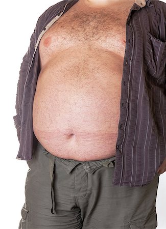 simsearch:400-06915547,k - Fat man with a big belly, close-up part of the body Foto de stock - Super Valor sin royalties y Suscripción, Código: 400-06915551