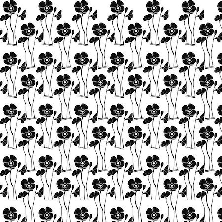 simsearch:400-05925420,k - Beautiful background of seamless floral pattern Stock Photo - Budget Royalty-Free & Subscription, Code: 400-06911938