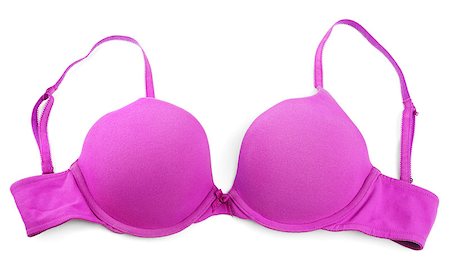 simsearch:400-04313375,k - Purple female bra isolated on white background Photographie de stock - Aubaine LD & Abonnement, Code: 400-06926456