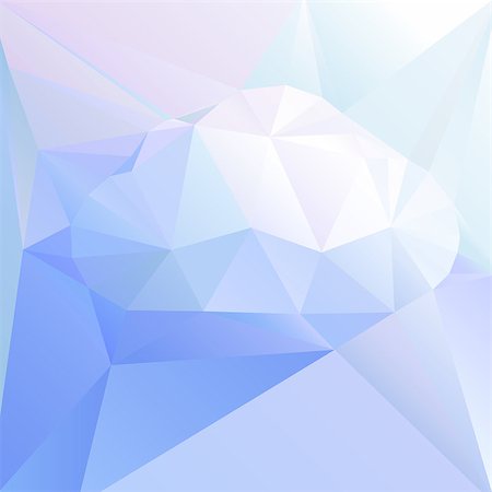 simsearch:400-06924834,k - graphic abstract cloud of triangles Stock Photo - Budget Royalty-Free & Subscription, Code: 400-06928990