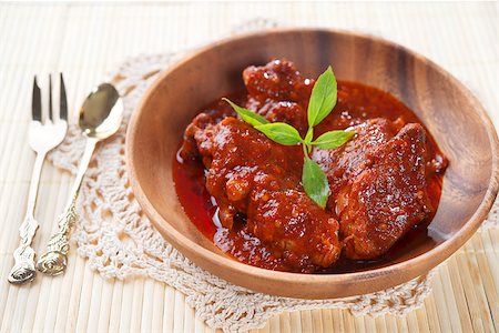simsearch:400-07418409,k - Indian chicken curry, fresh cooked, Indian dish. Stock Photo - Budget Royalty-Free & Subscription, Code: 400-06922063