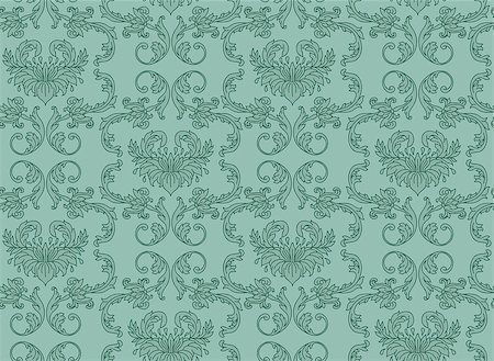 simsearch:400-06454217,k - Vector illustration of Floral seamless pattern Stock Photo - Budget Royalty-Free & Subscription, Code: 400-06944091