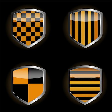 Protect  shield vector illustration Stock Photo - Budget Royalty-Free & Subscription, Code: 400-06945366