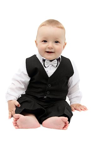 little baby in suit Photographie de stock - Aubaine LD & Abonnement, Code: 400-06948329