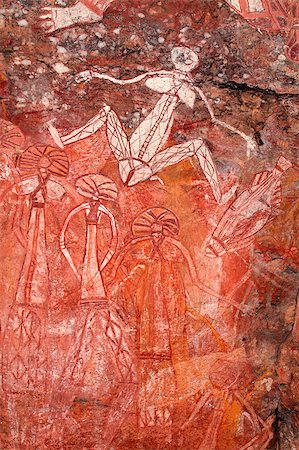 simsearch:400-05900108,k - Aboriginal rock art at Nourlangie, Kakadu National Park, Northern Territory, Australia Stock Photo - Budget Royalty-Free & Subscription, Code: 400-06950762