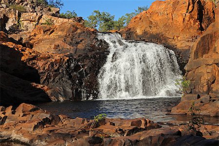 simsearch:400-05900108,k - Waterfall and pool with clear water, Kakadu National Park, Northern Territory, Australia Stock Photo - Budget Royalty-Free & Subscription, Code: 400-06952873