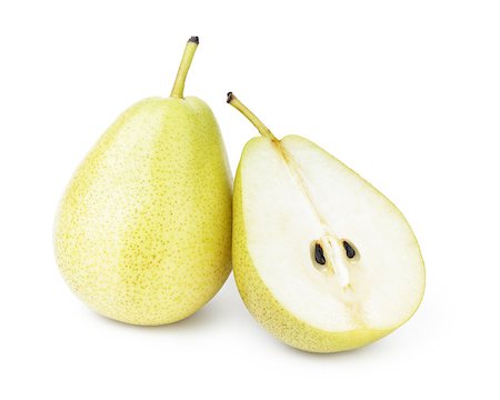 ripe williams pears, isolated on white background Photographie de stock - Aubaine LD & Abonnement, Code: 400-06953046